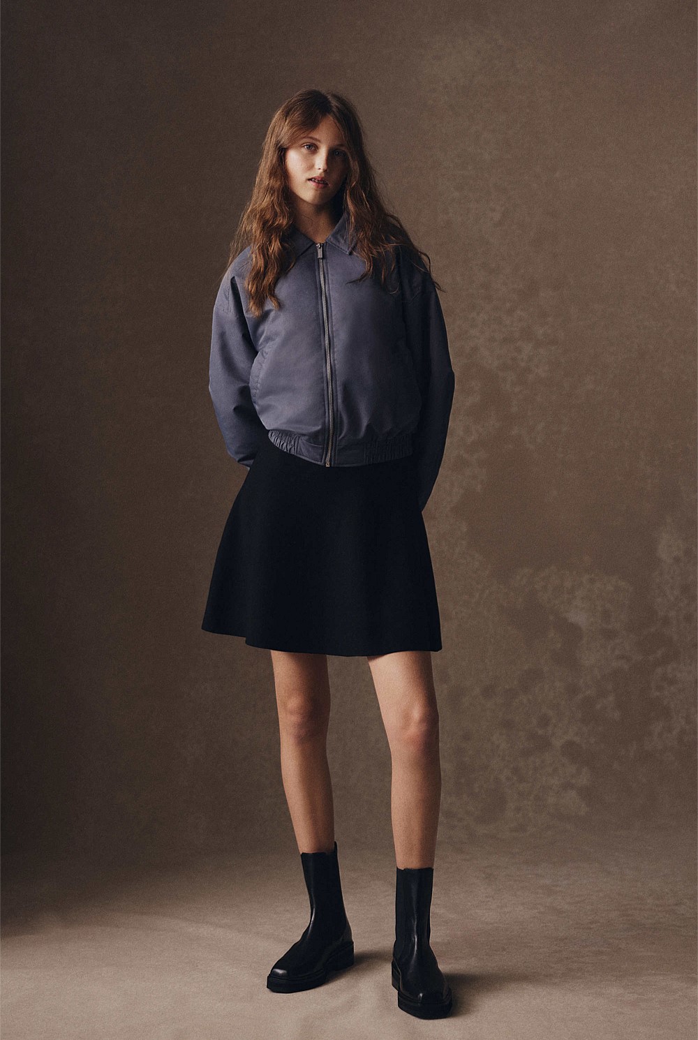 Teen Oversized Bomber Jacket