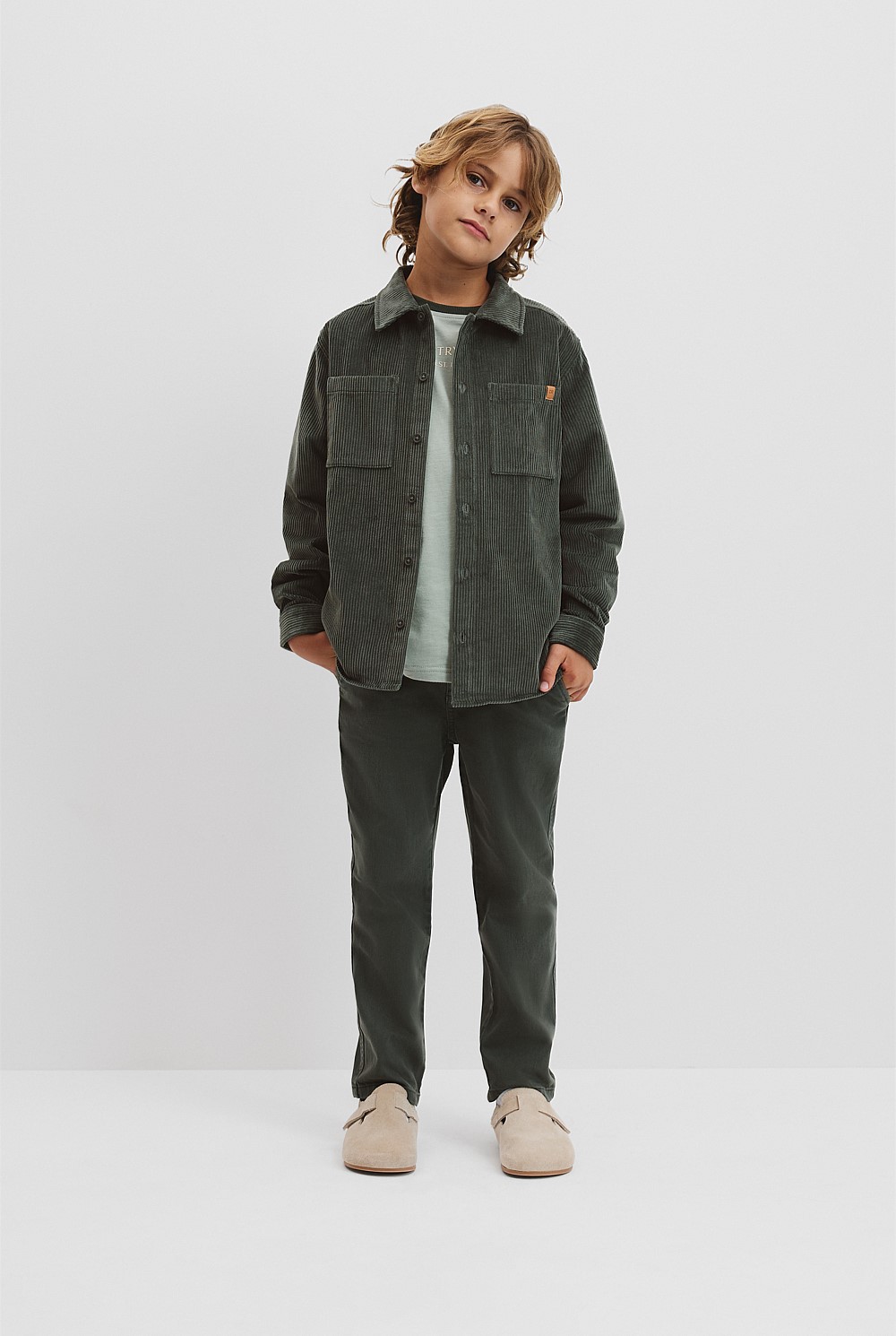 Organically Grown Cotton Corduroy Shirt