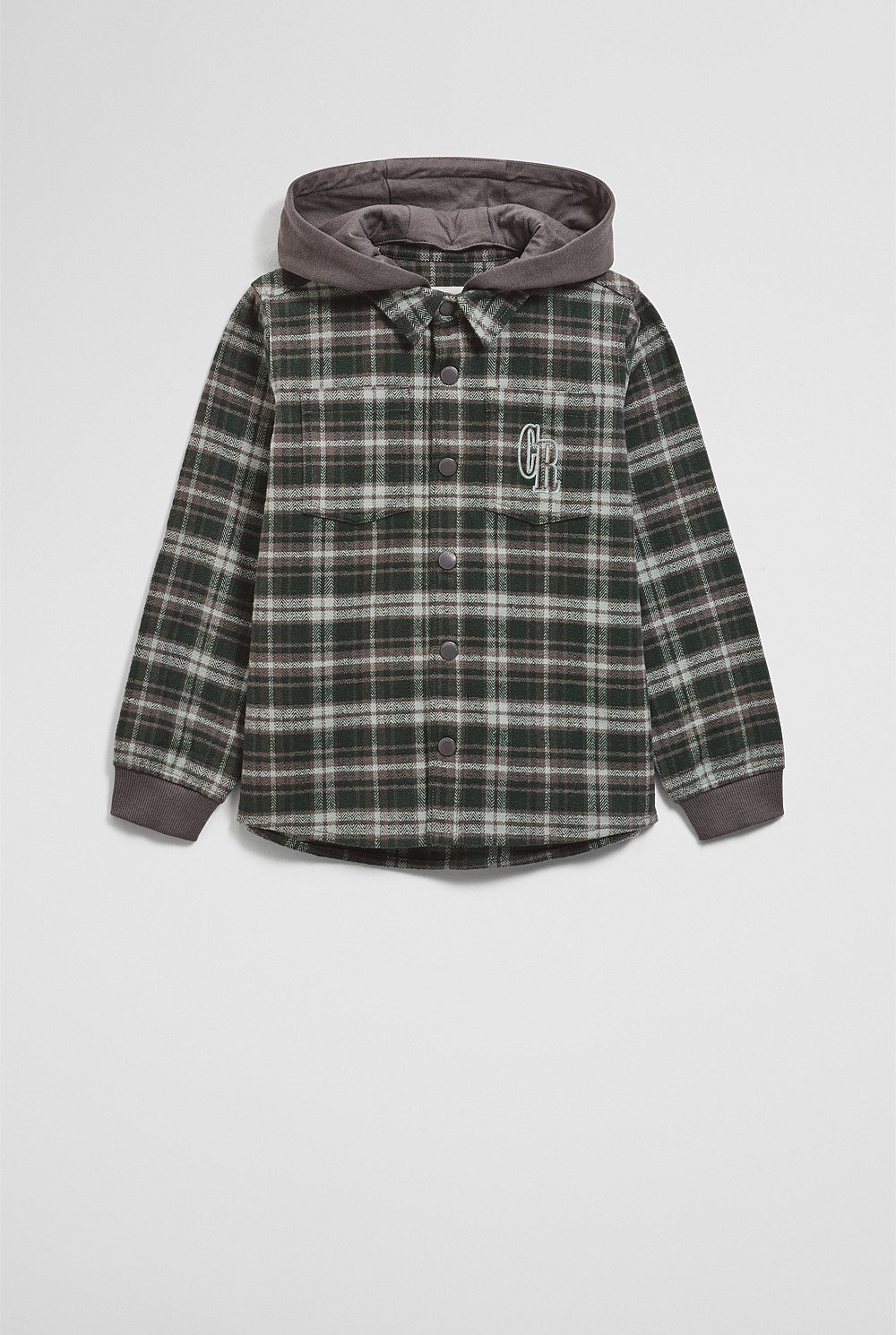 Australian Cotton Hooded Check Shirt