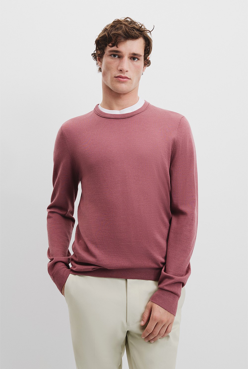 Verified Australian Merino Wool Crew Neck Knit
