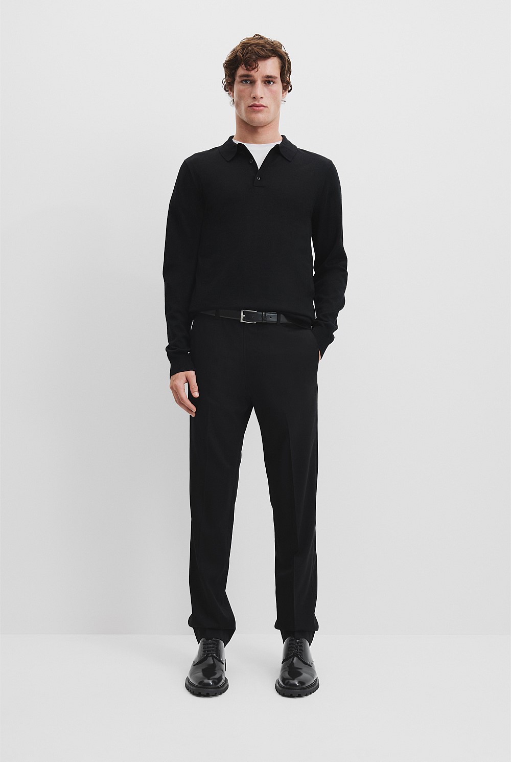 Verified Australian Merino Wool Button Knit Polo
