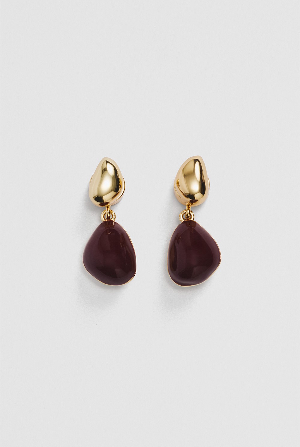 Enamel Drop Earring