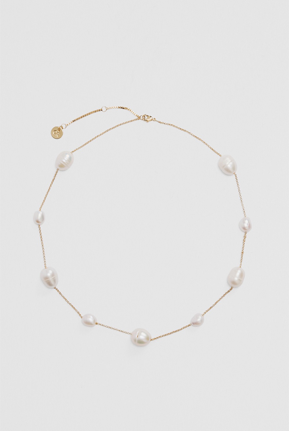 Fresh Water Pearl Chain Necklace