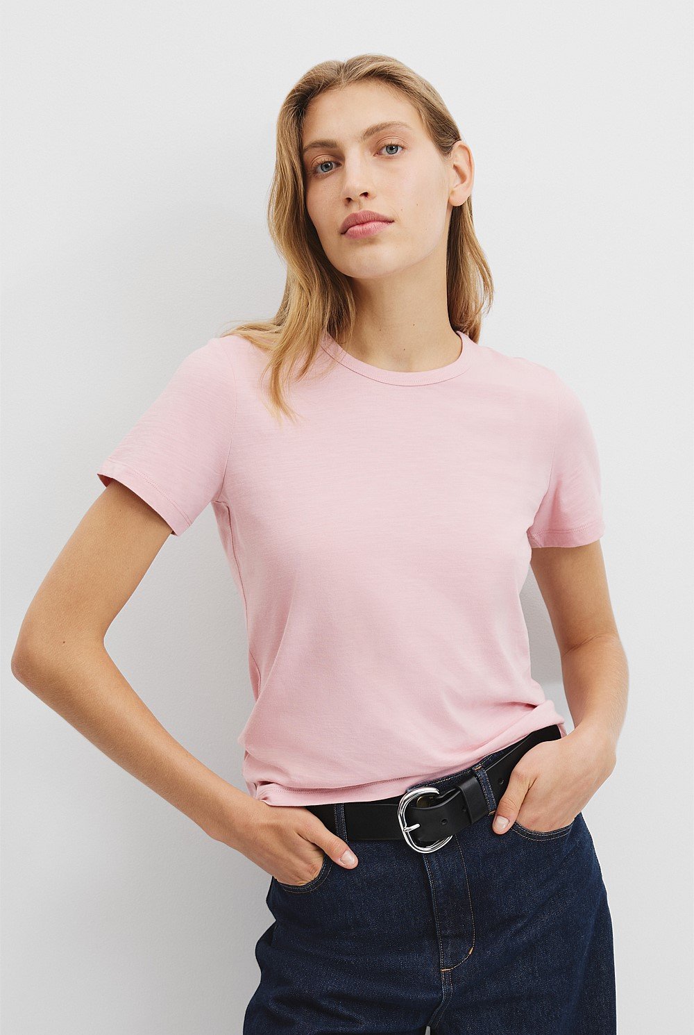 Australian Cotton Slub Short Sleeve T-Shirt