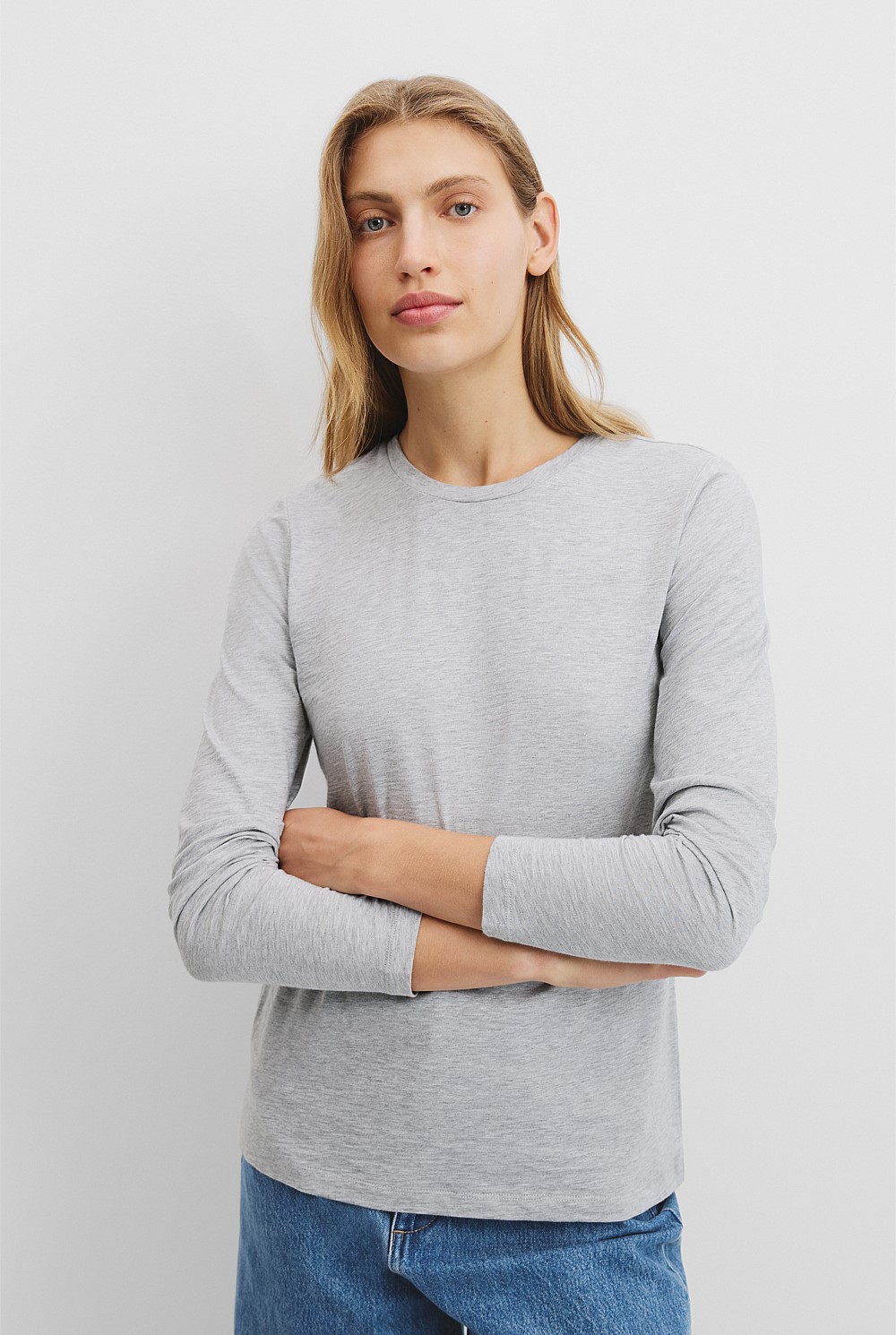 Australian Good Earth Cotton Slub T-Shirt