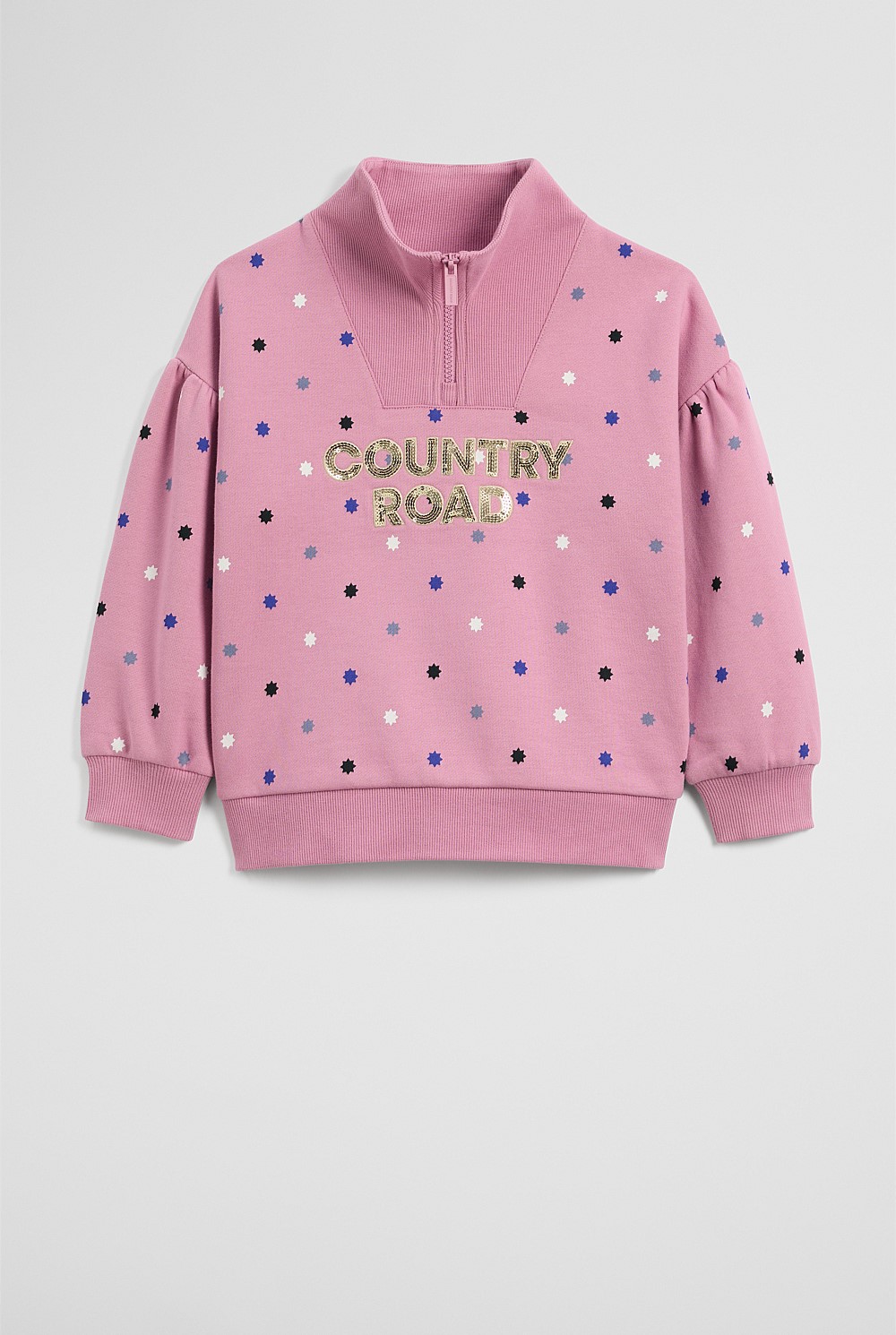 Star Half Zip Sweat