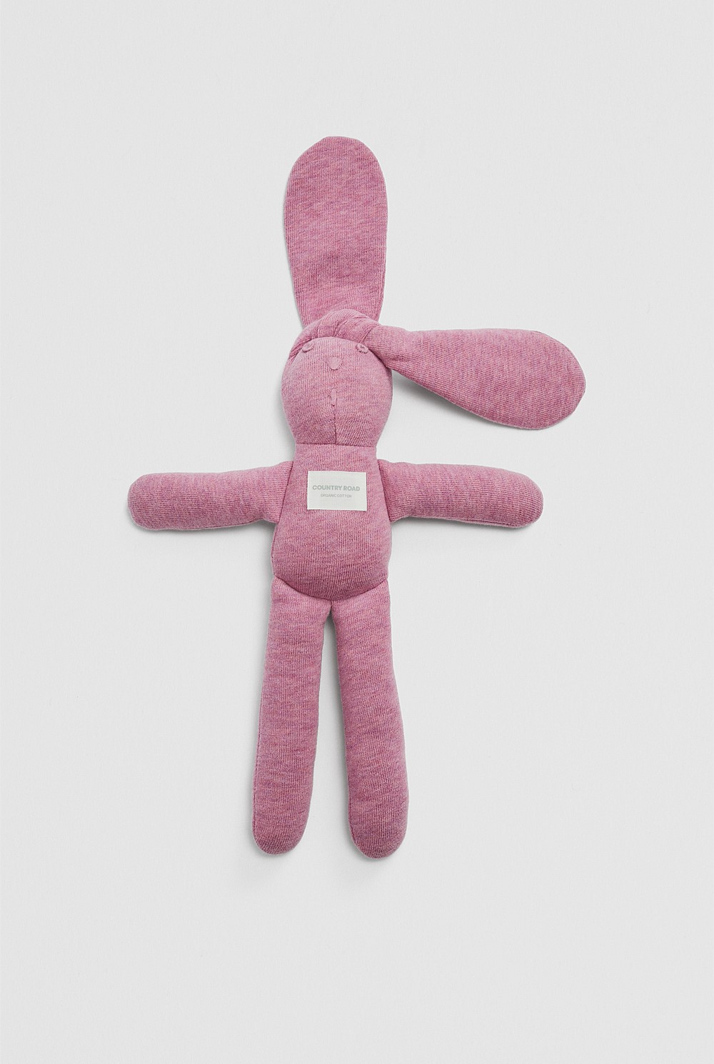 Organically Grown Cotton Rib Stripe Bunny