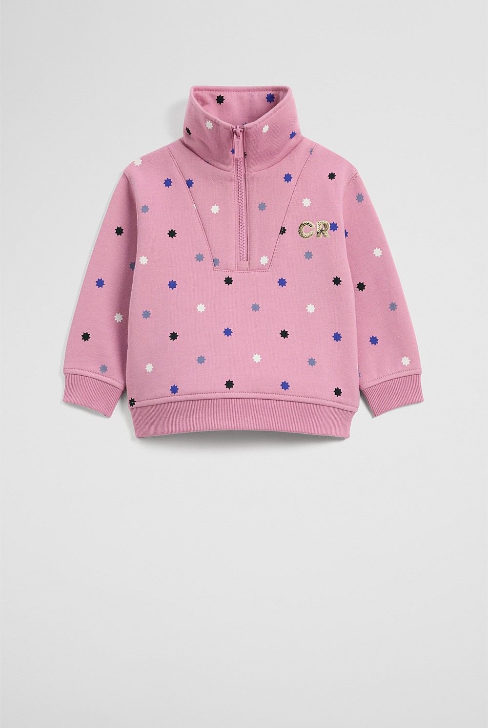 Star Half Zip Sweat