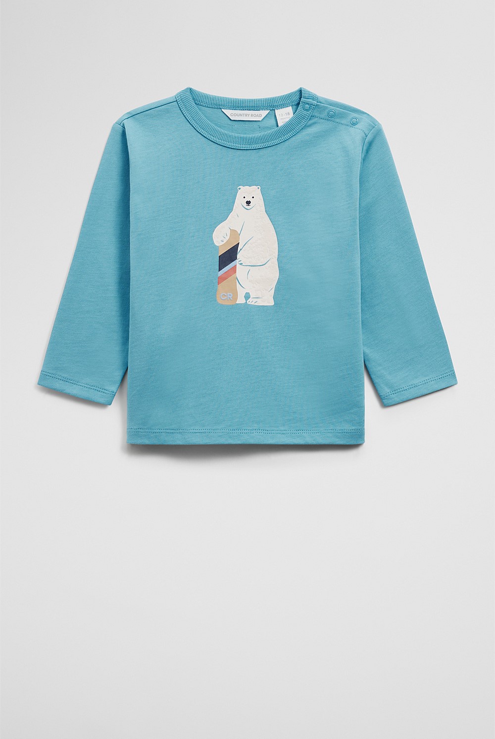 Organically Grown Cotton Polar Bear Long Sleeve T-Shirt