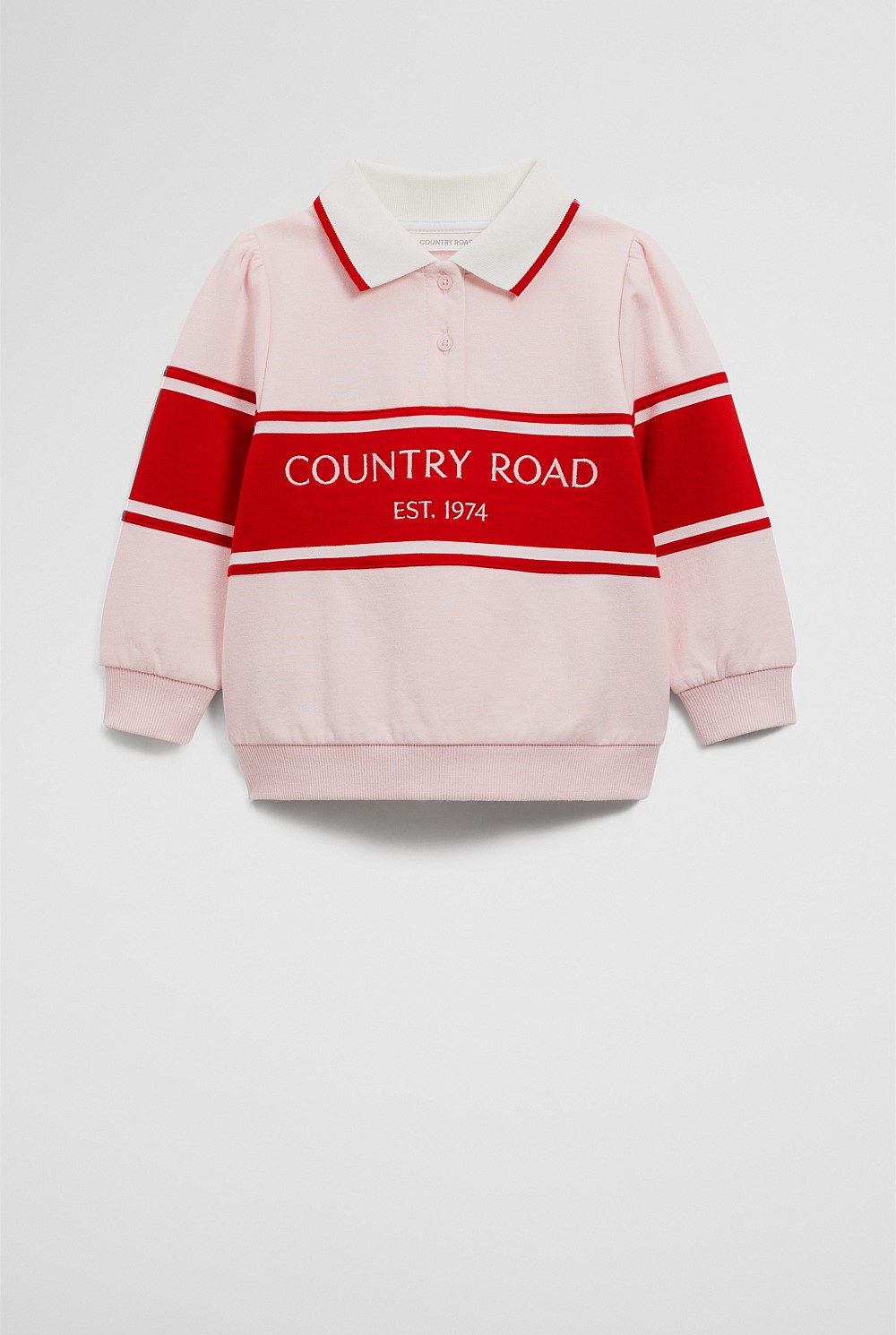 Organically Grown Cotton Logo Rugby Top
