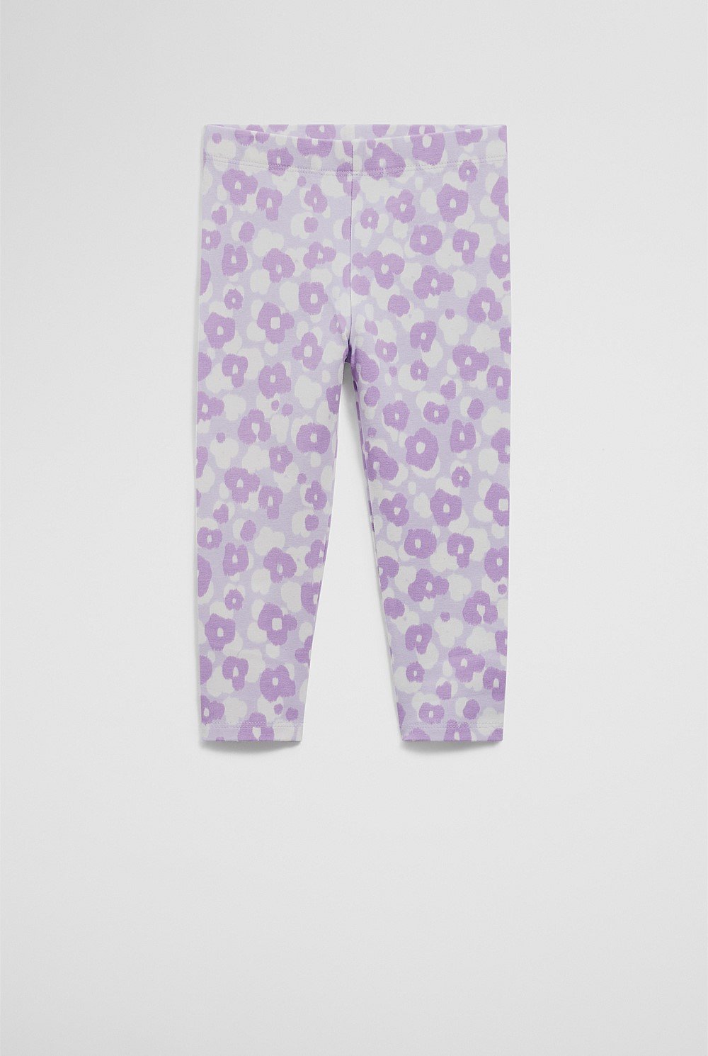 Organically Grown Cotton Blend Flower Legging