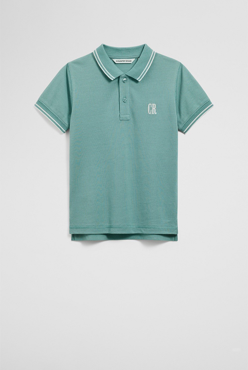 Organically Grown Cotton Logo Polo Shirt