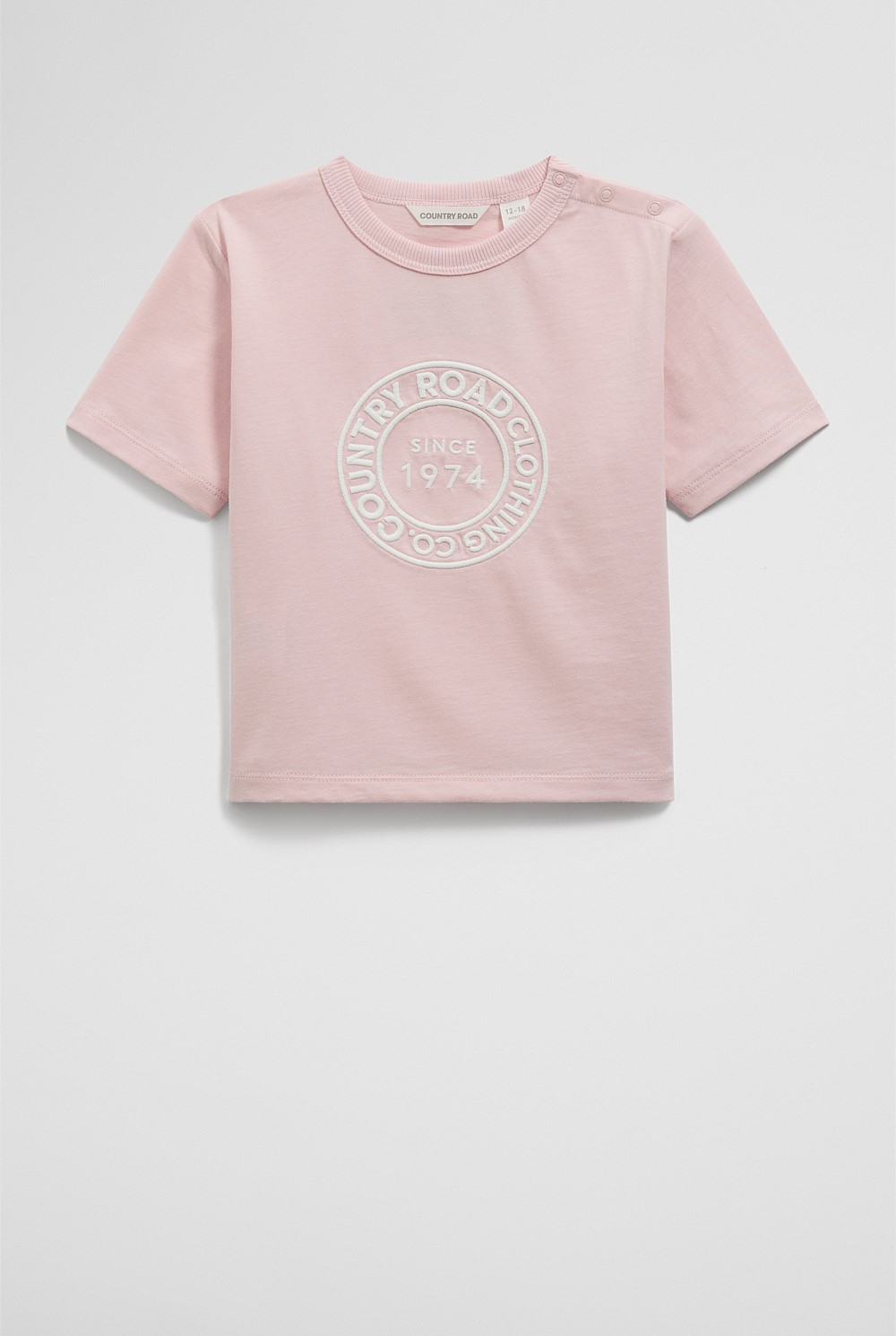 Australian Cotton Oversize Circle Logo T-Shirt
