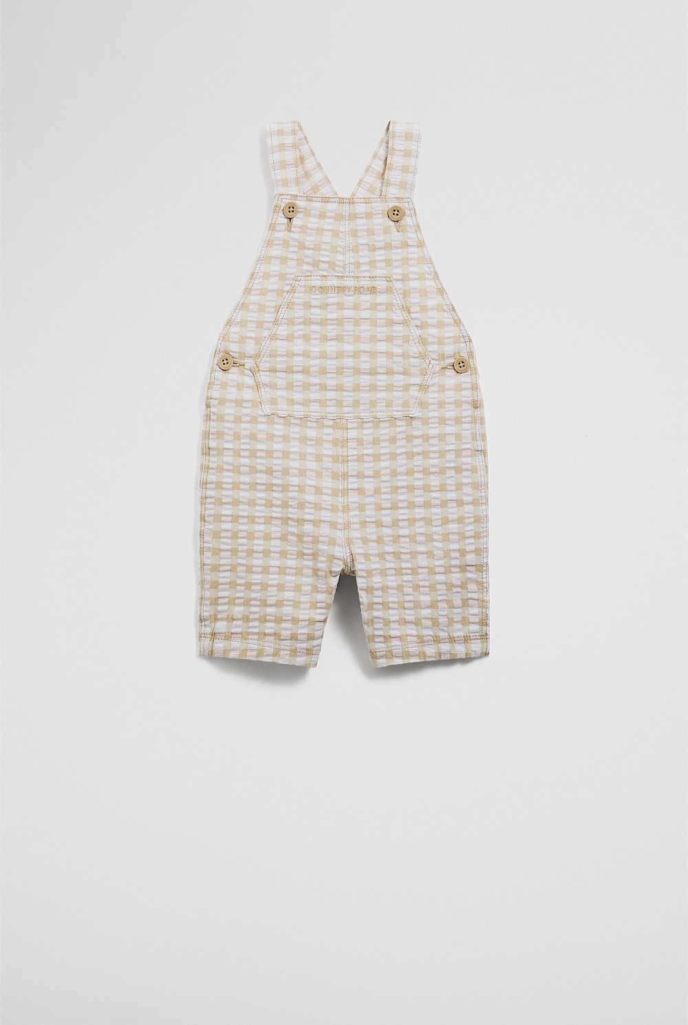 Gingham Overalls