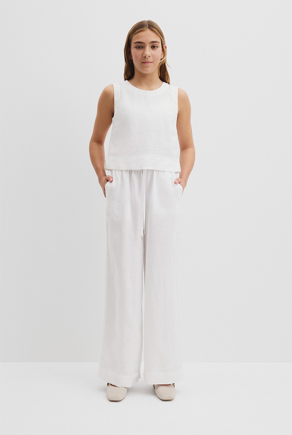 Teen Organically Grown Linen Tank