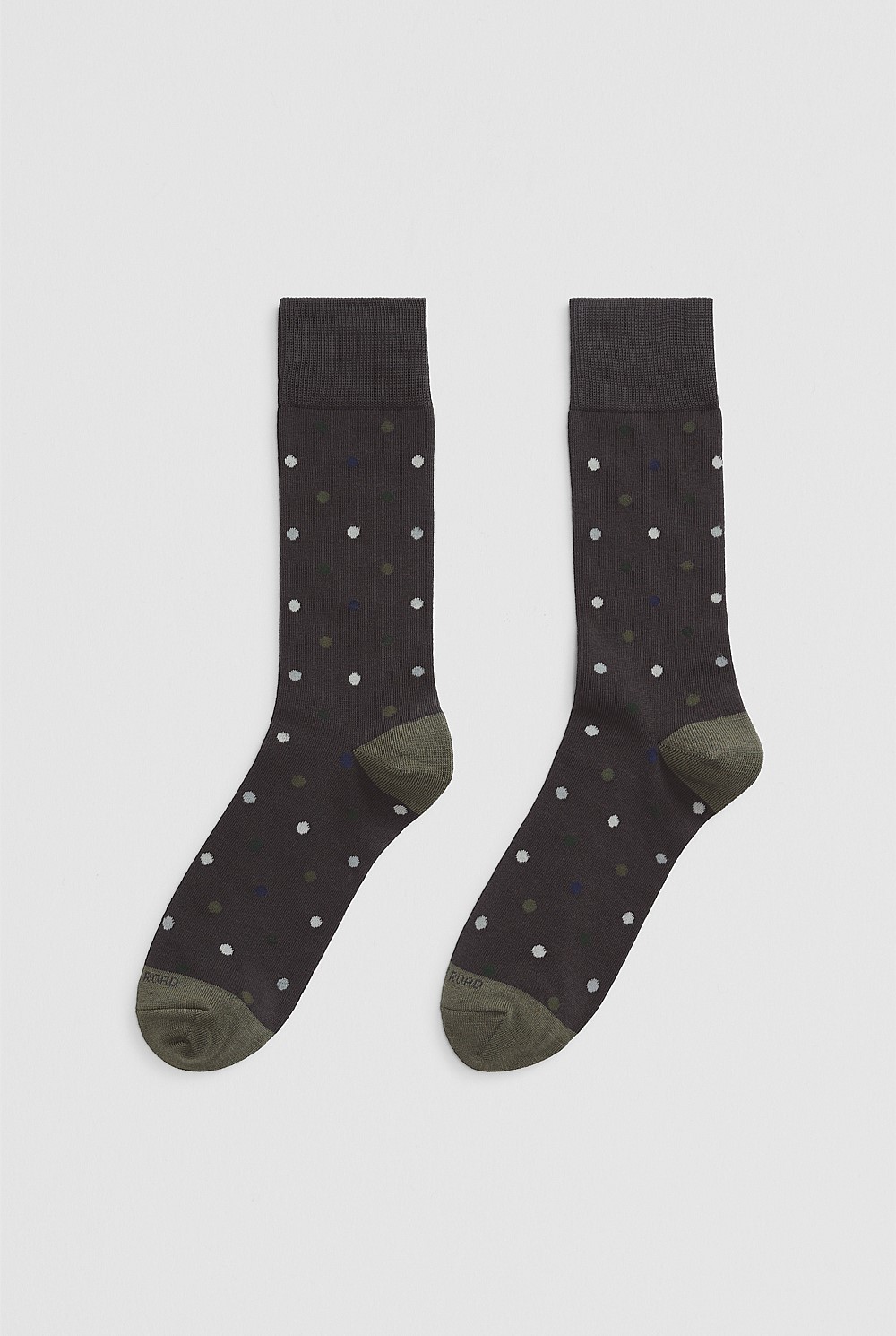 Australian Cotton Blend Spot Sock