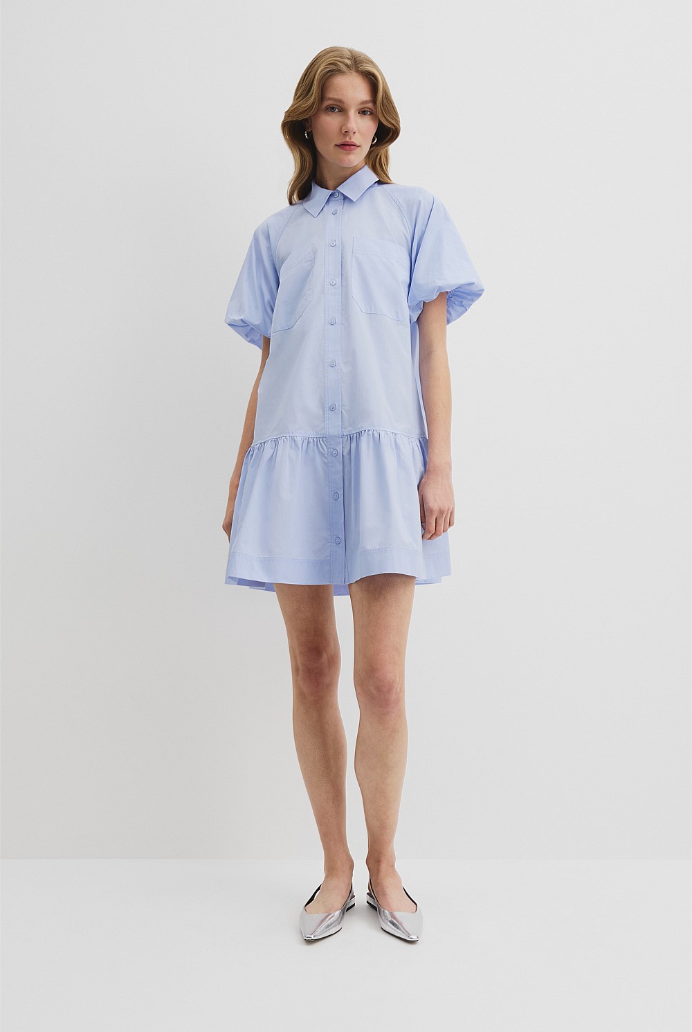 Australian Cotton Poplin Mini Dress