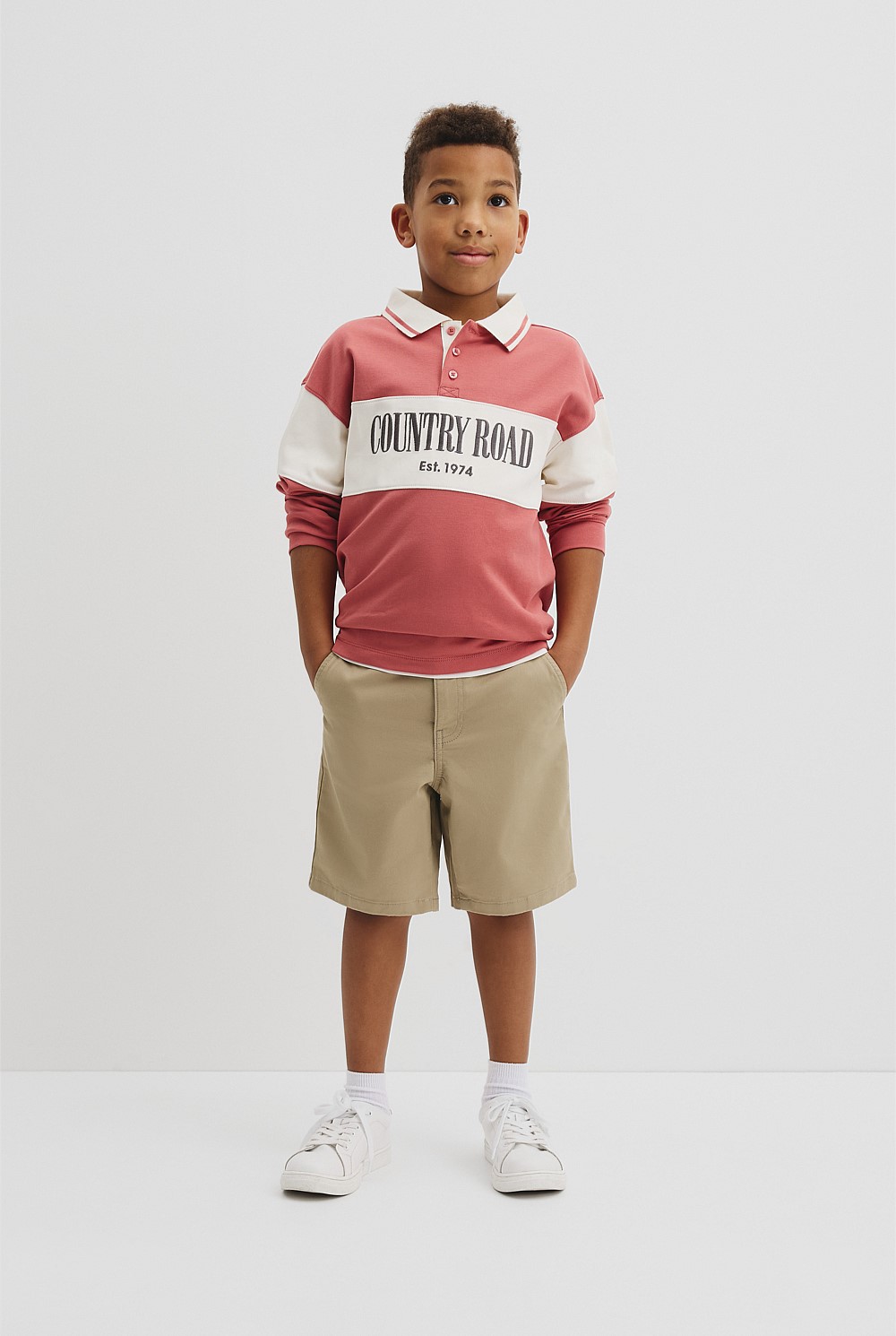 Organically Grown Cotton Stripe Rugby Top