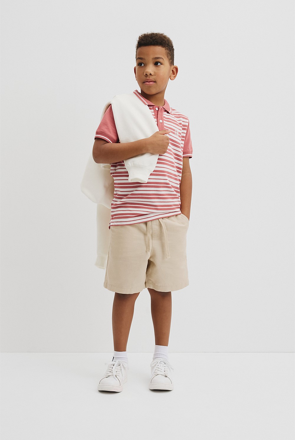 Organically Grown Cotton Country Road Logo Polo Shirt