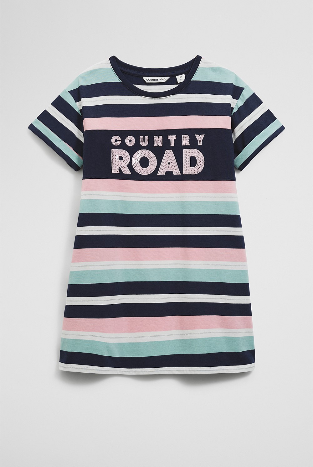 Organically Grown Cotton T-Shirt Logo Dress