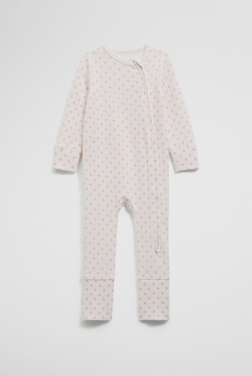Organically Grown Cotton Waffle Jumpsuit
