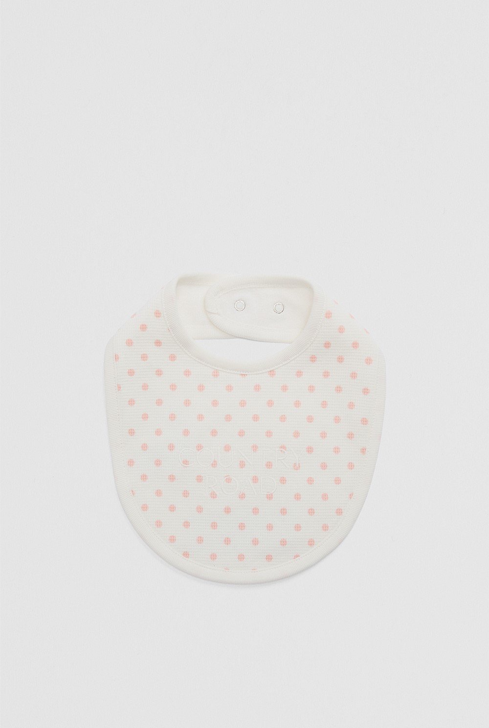 Organically Grown Cotton Waffle Bib