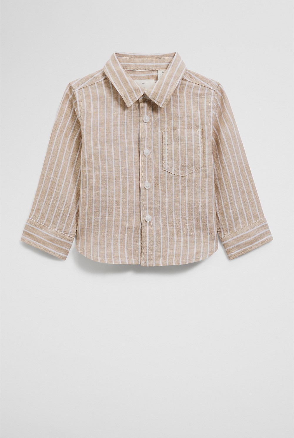 Organically Grown Linen Long Sleeve Linen Shirt