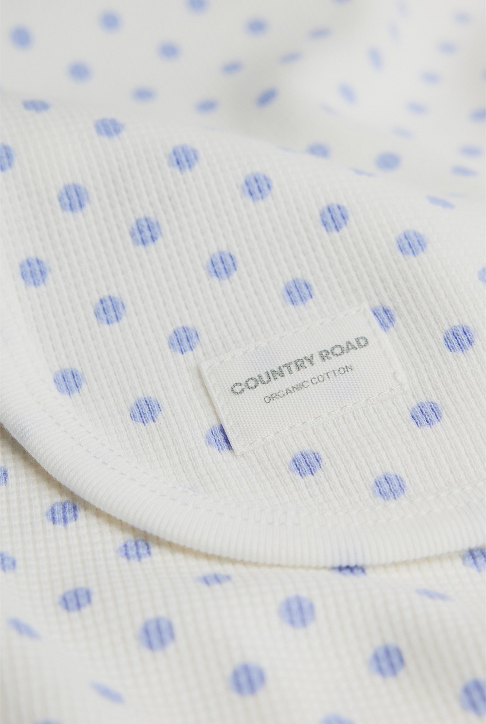 Organically Grown Cotton Waffle Blanket