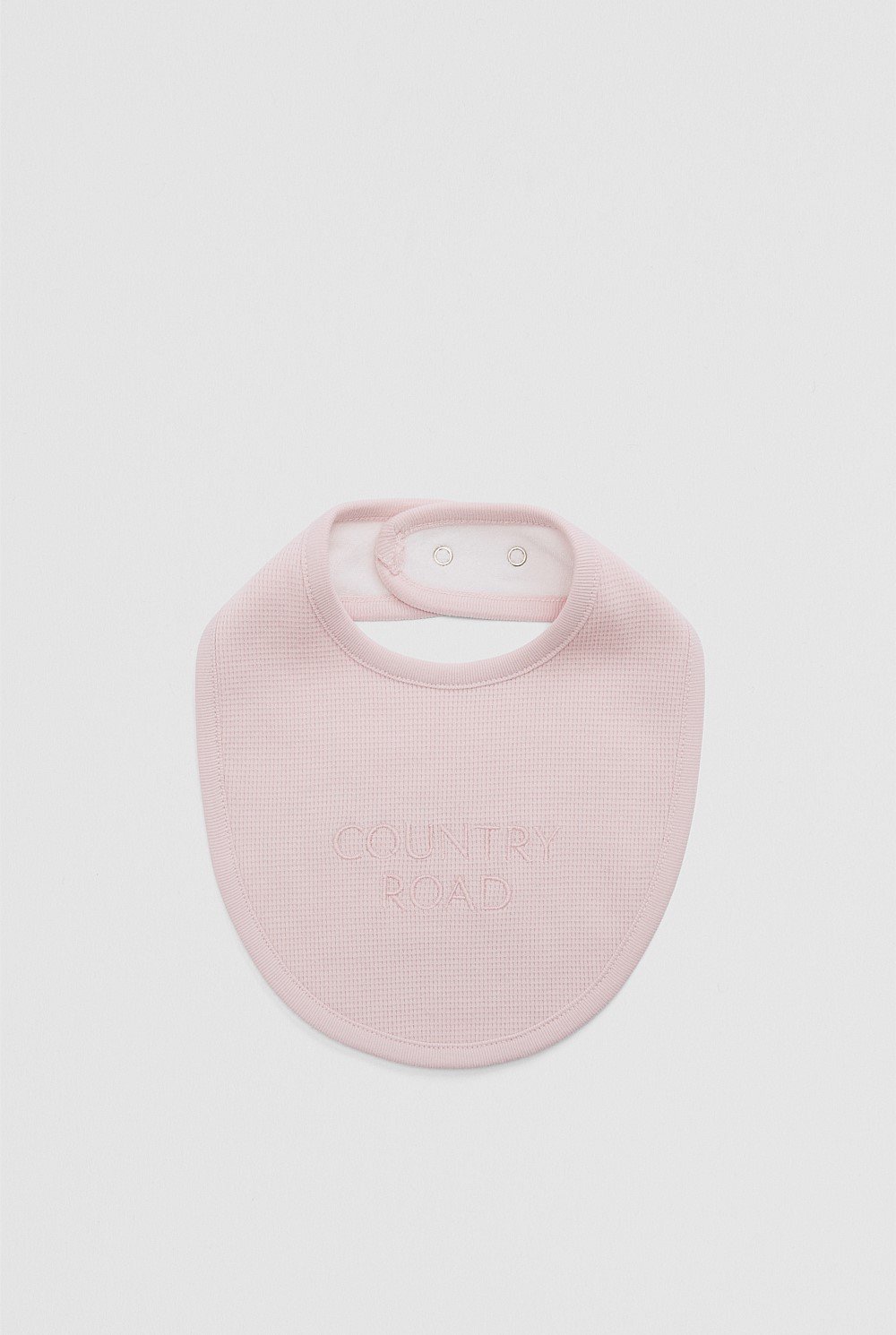 Organically Grown Cotton Waffle Bib