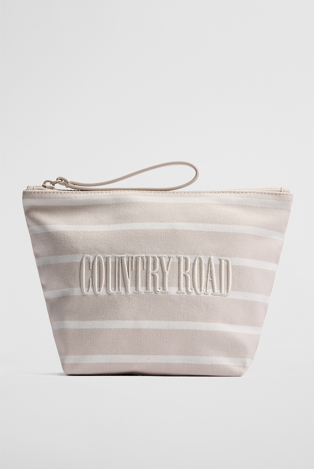 Australian Cotton Embroidered Heritage Tri Cosmetic Case