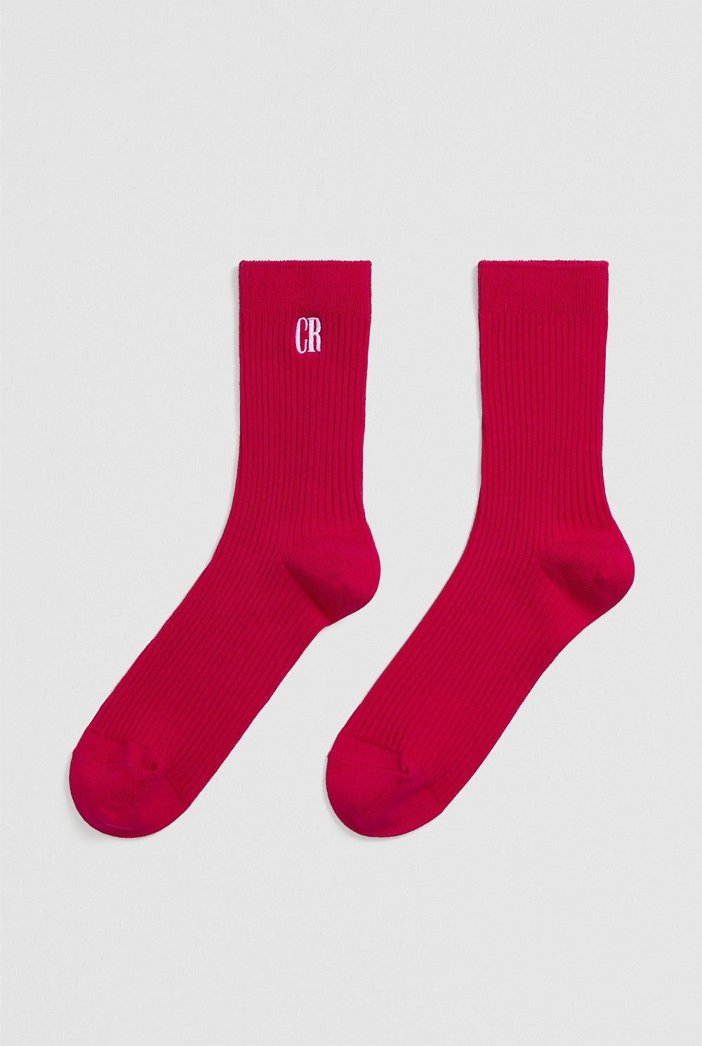 Australian Cotton Blend CR Ribbed Three Quarter Crew Sock