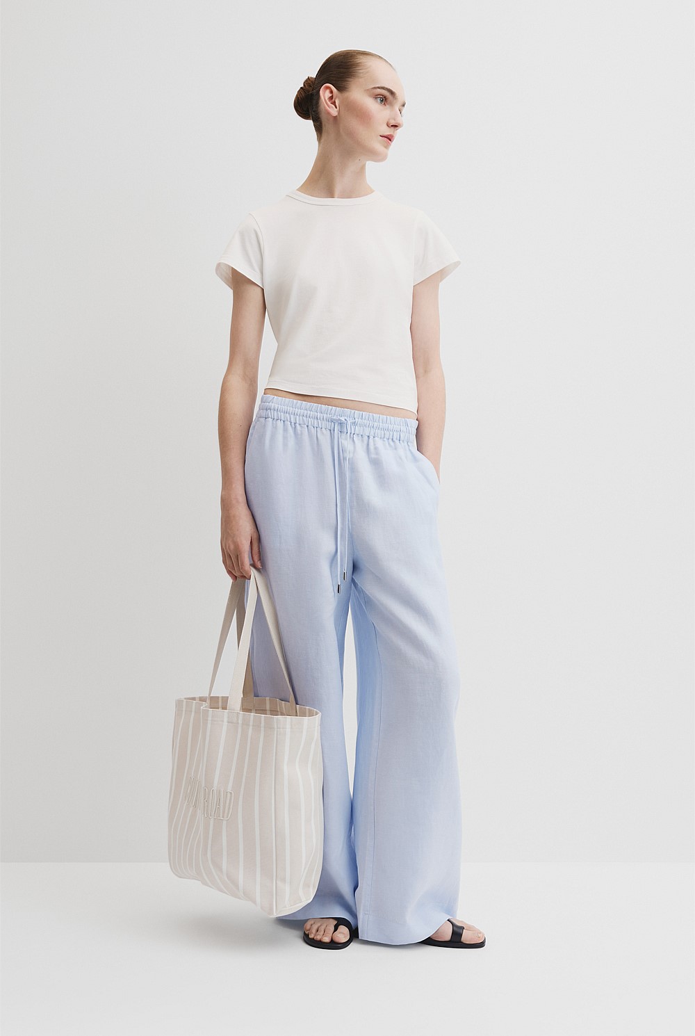 Organically Grown Linen Pull-On Pant