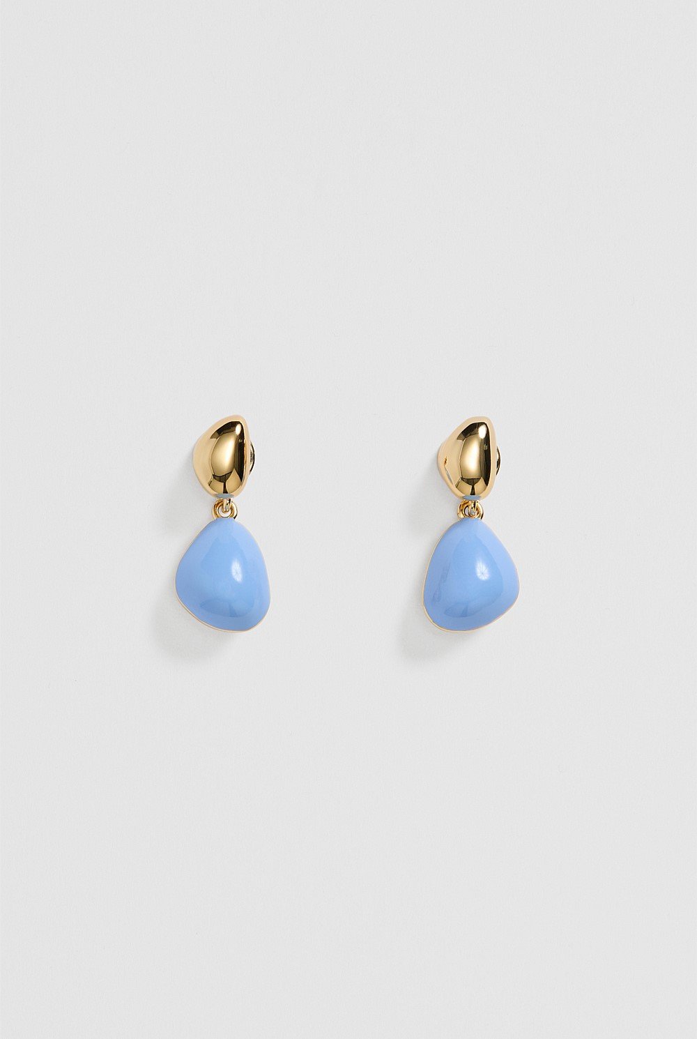 Enamel Drop Earring