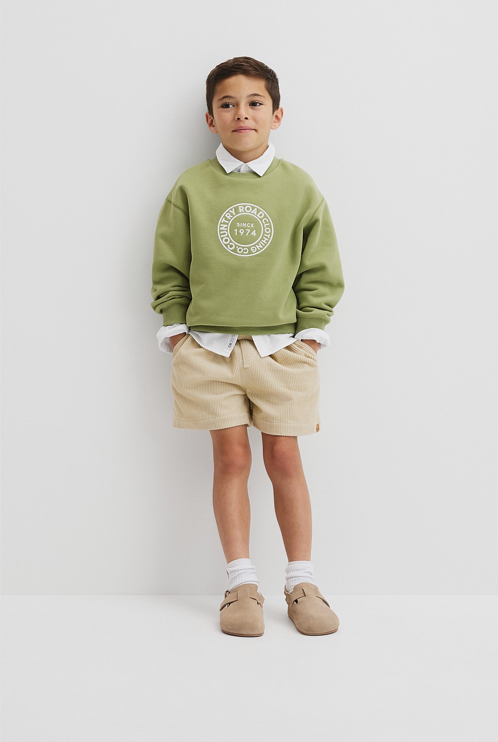 Australian Cotton Oversized Circle Logo Sweat