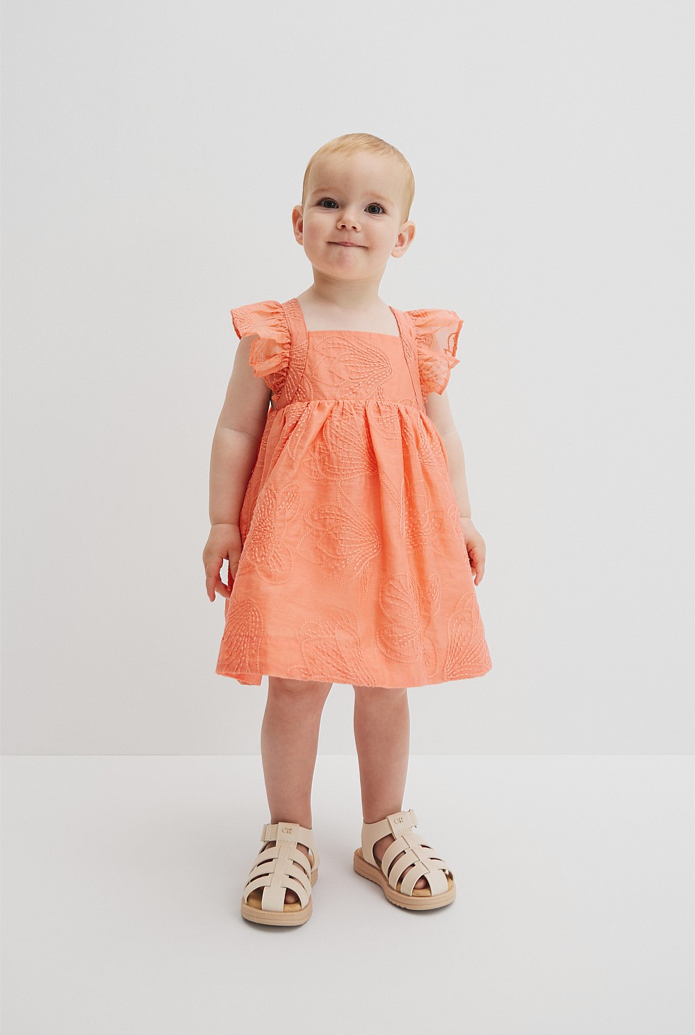 Floral Frill Strap Dress