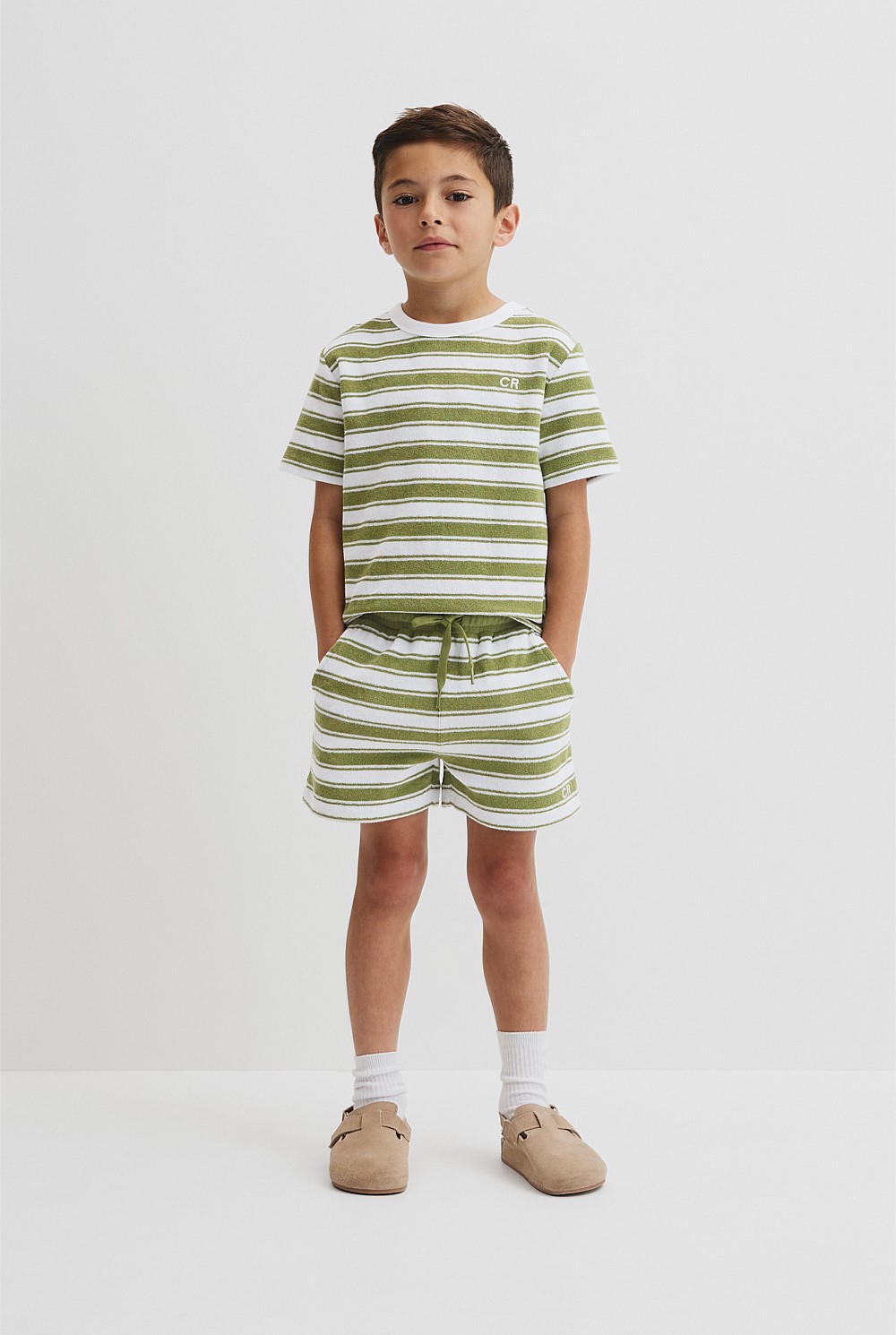 Organically Grown Cotton Relaxed Terry T-Shirt