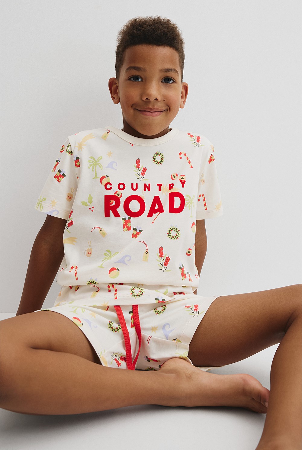 Festive Print Pyjama Set