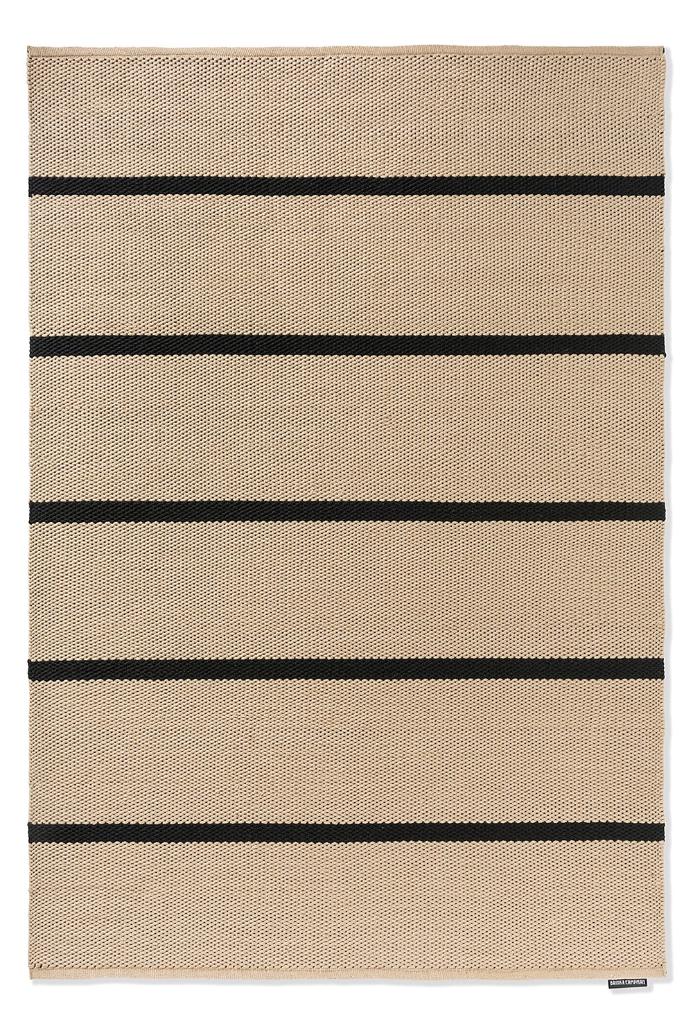 Deck Charcoal Black Outdoor Rug 200x140cm