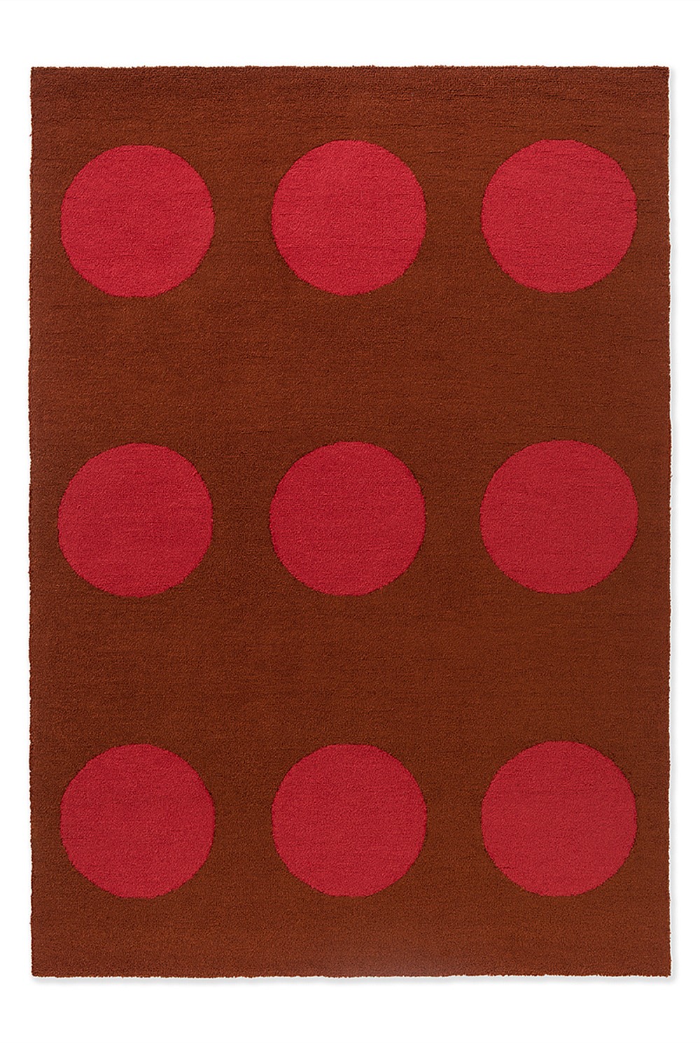 Habitat Festival Dots Red Outdoor Rug 230x160cm