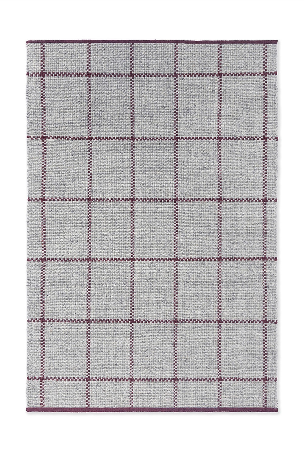 Craft Matter Check Ash Rug 280x200cm