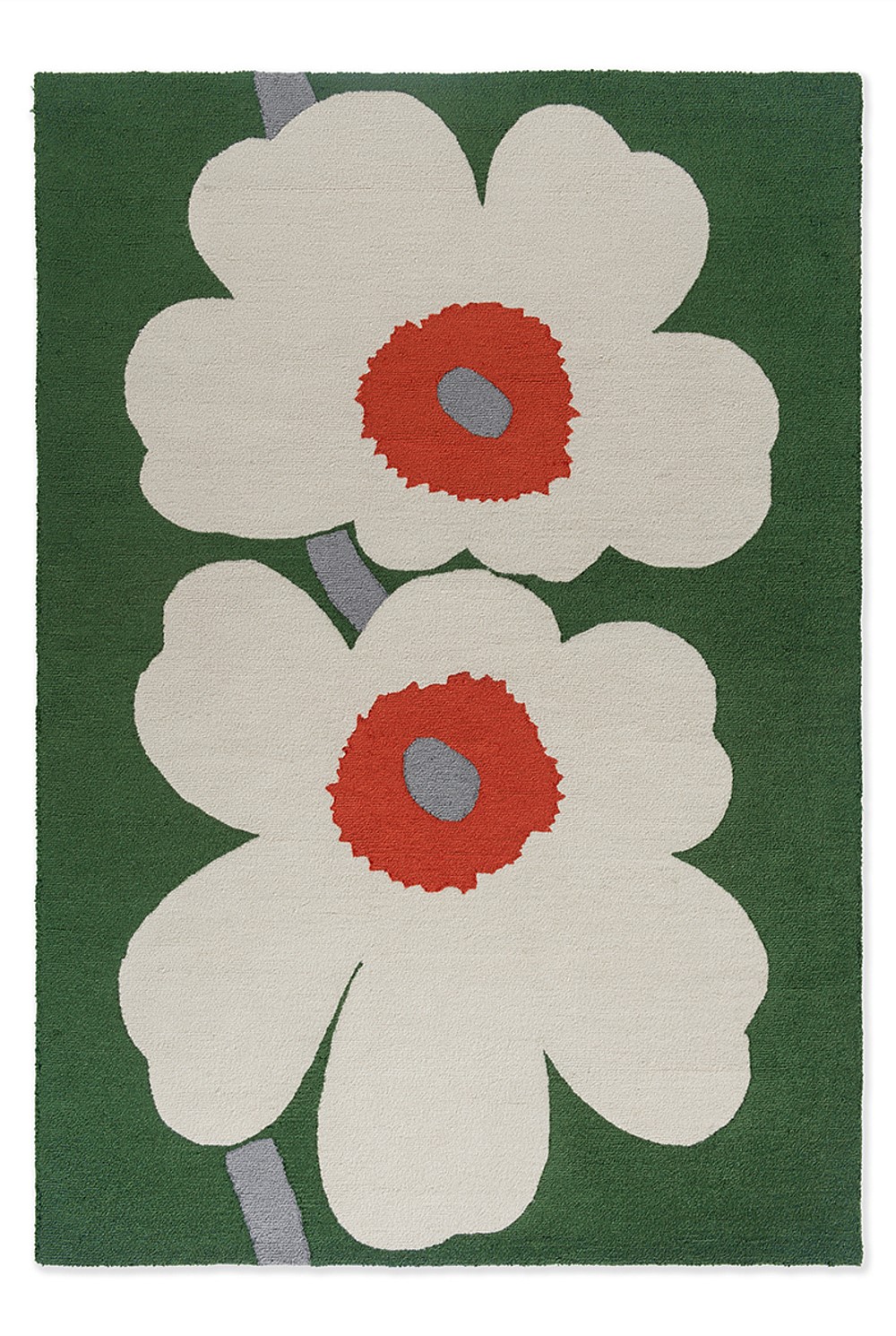 Unikko 60th Anniversary Green Rug 280x200cm