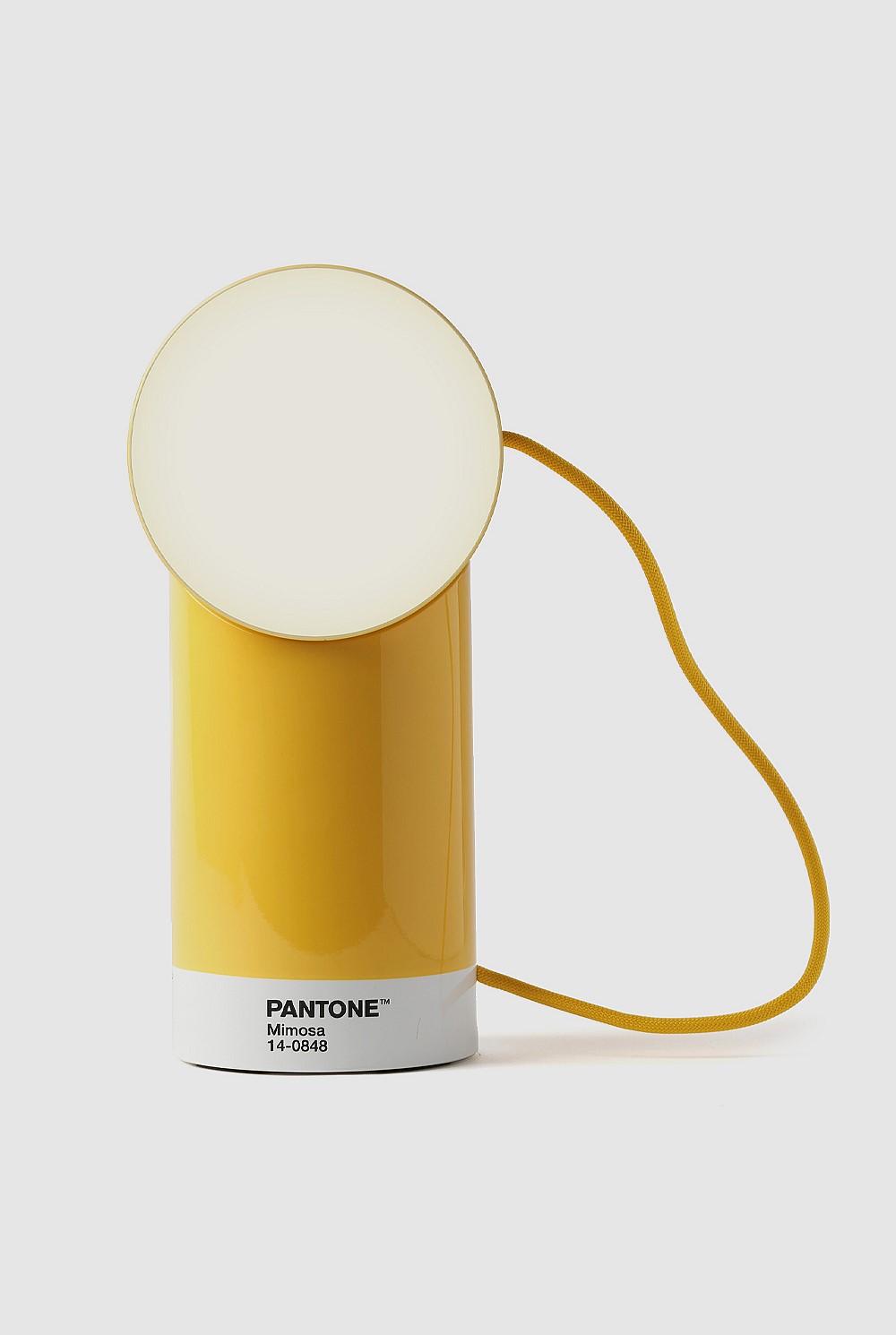 Orbe Portable Led Lamp With Moving Head Pantone - Yellow