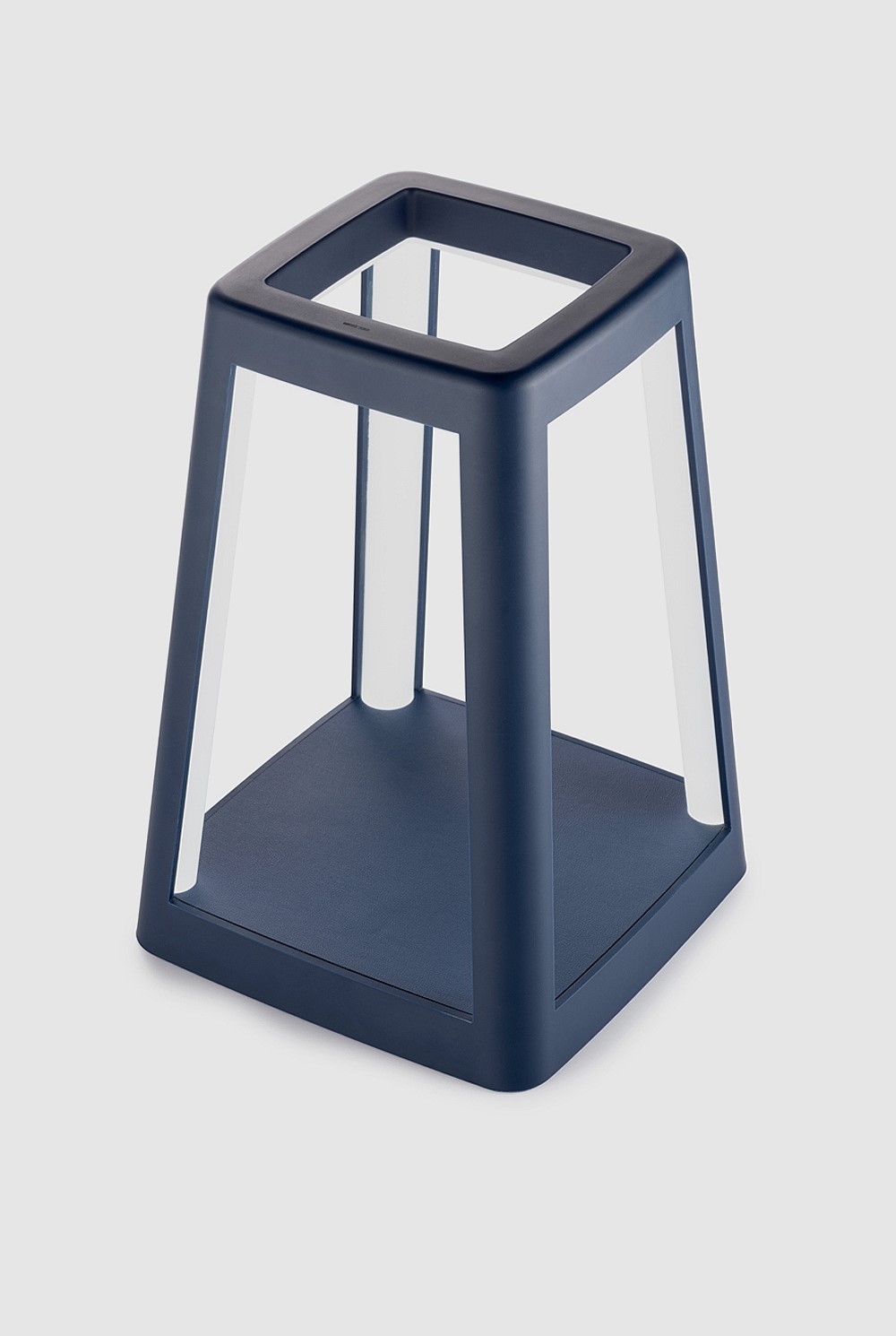 Lantern Portable Lamp With Built-in Wireless Charger - Blue