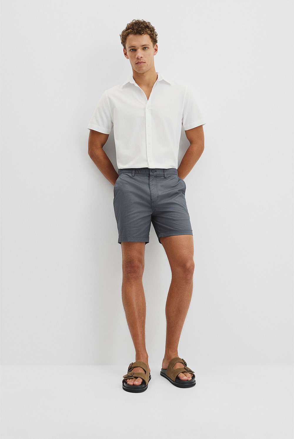 Australian Cotton 6 Inch Chino Short
