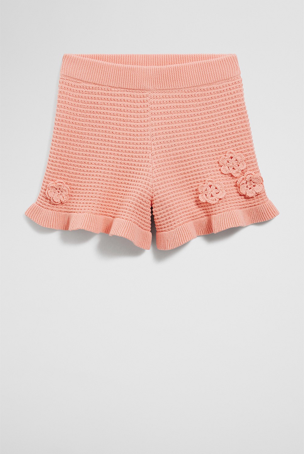 Flower Knit Short