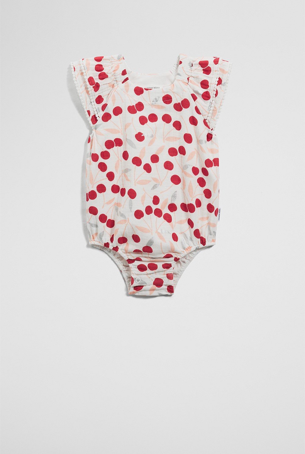 Cherry Frilled Romper