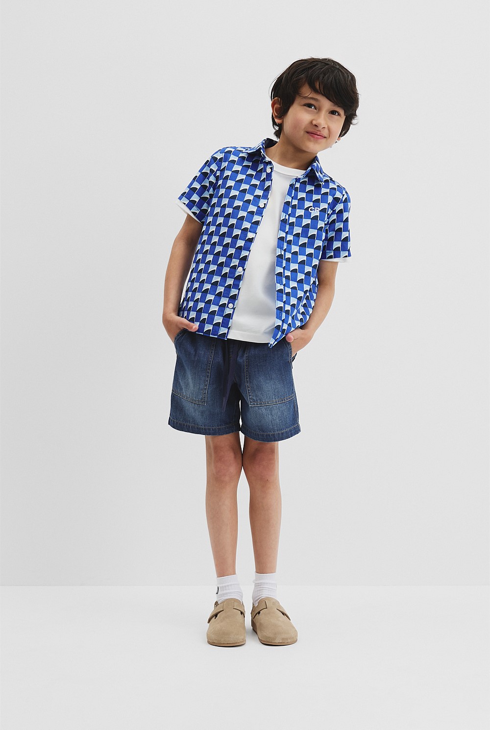 Geometric Print Shirt