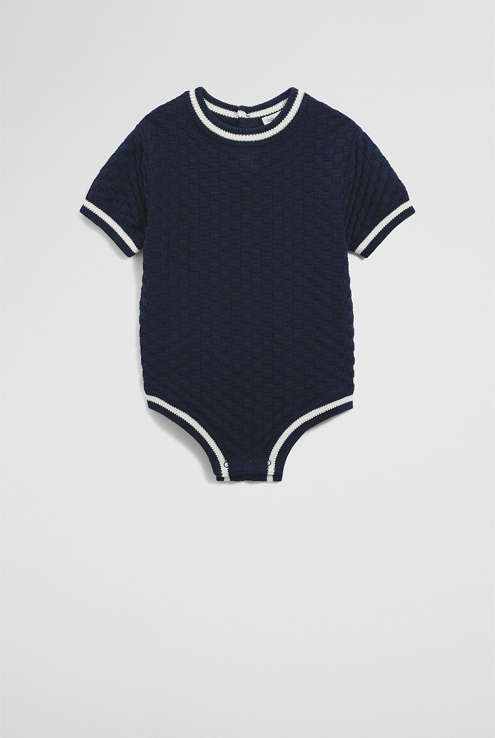 Textured Knit Romper