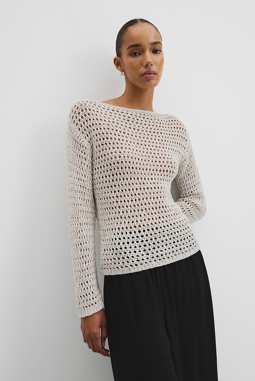 Long Sleeve Tape Knit