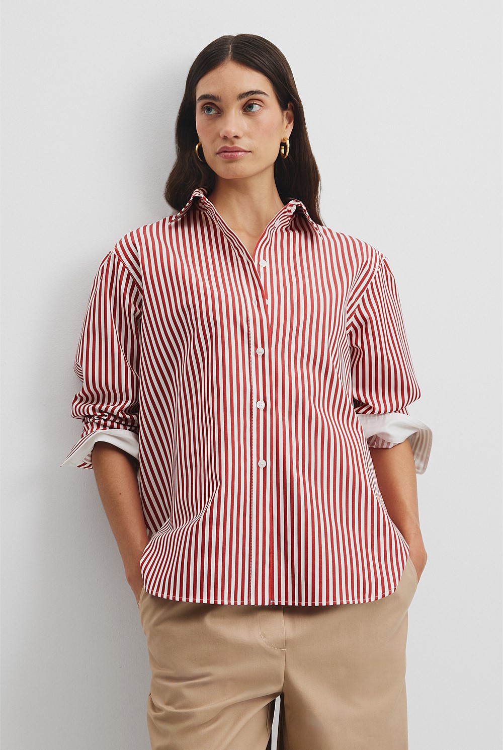 Australian Cotton Classic Stripe Shirt